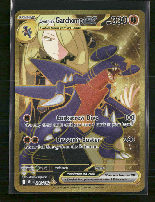 Cynthia's Garchomp ex SV10: Destined Rivals #241/182