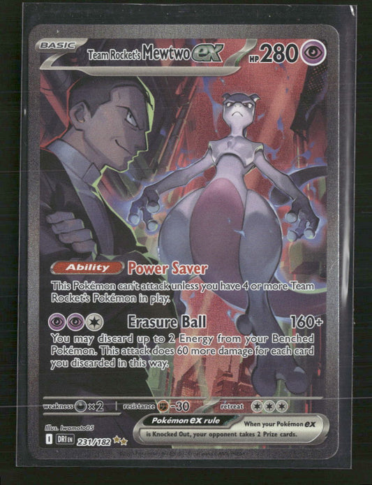 Team Rocket's Mewtwo ex SV10: Destined Rivals #231/182