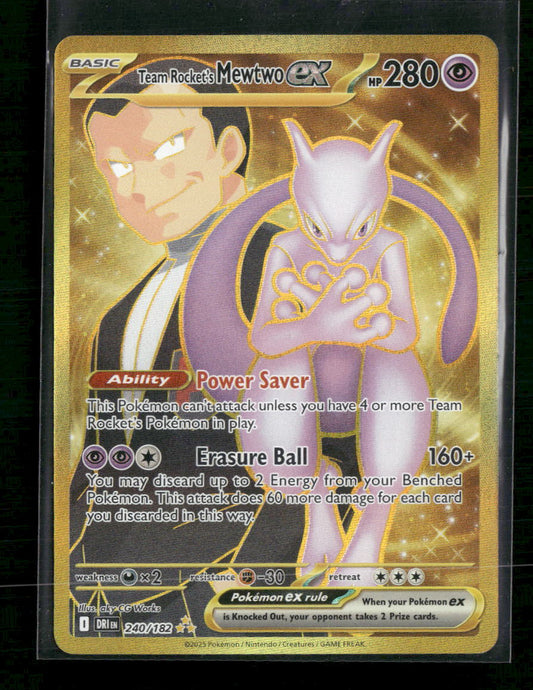 Team Rocket's Mewtwo ex SV10: Destined Rivals #240/182