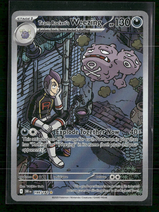 Team Rocket's Weezing SV10: Destined Rivals #199/182