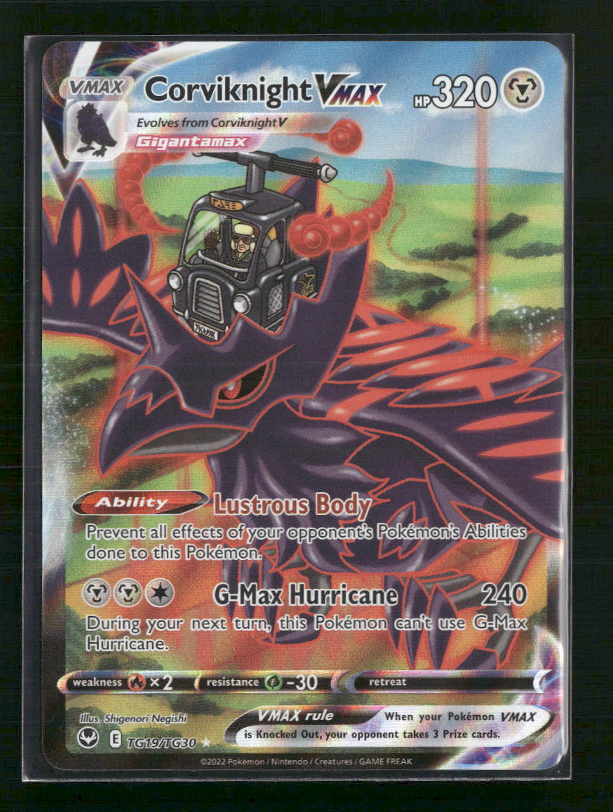 Corviknight VMAX SWSH12: Silver Tempest Trainer Gallery #TG19/TG30