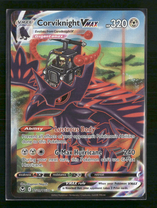 Corviknight VMAX SWSH12: Silver Tempest Trainer Gallery #TG19/TG30