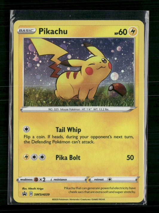 Pikachu SWSH: Sword & Shield Promo Cards #SWSH039