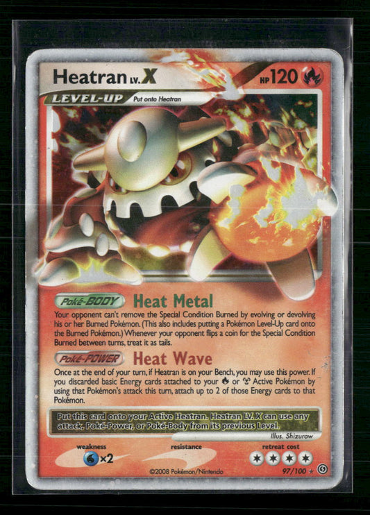 Heatran LV.X Stormfront #97/100