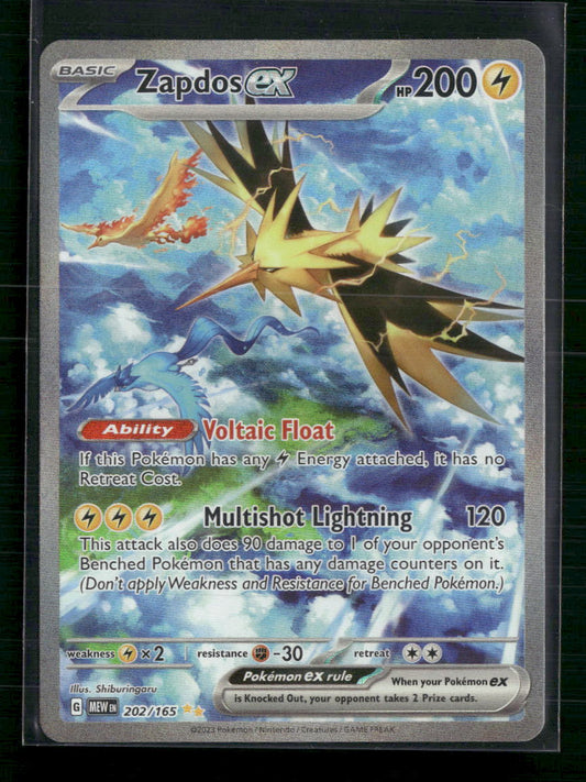 Zapdos ex SV: Scarlet & Violet 151 #202/165