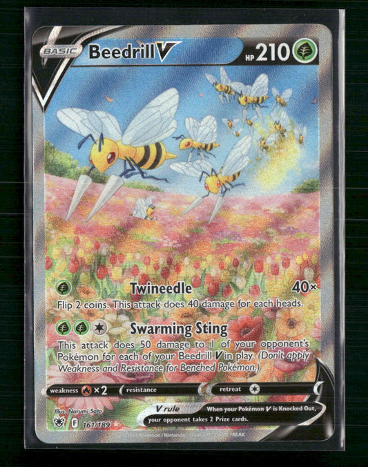 Beedrill V (Alternate Full Art) SWSH10: Astral Radiance #161/189