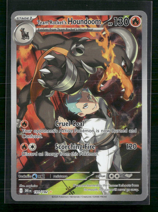 Team Rocket's Houndoom SV10: Destined Rivals #191/182