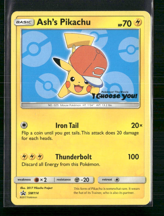Ash's Pikachu SM Promos #SM114