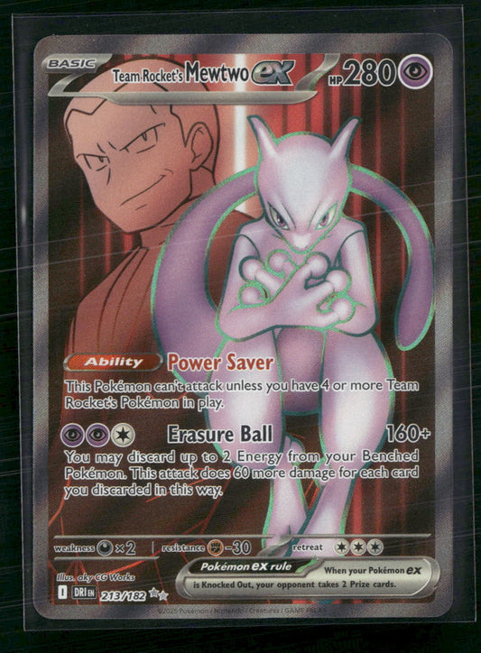Team Rocket's Mewtwo ex SV10: Destined Rivals #213/182