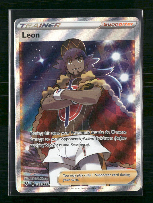 Leon (Full Art) SWSH04: Vivid Voltage #182/185