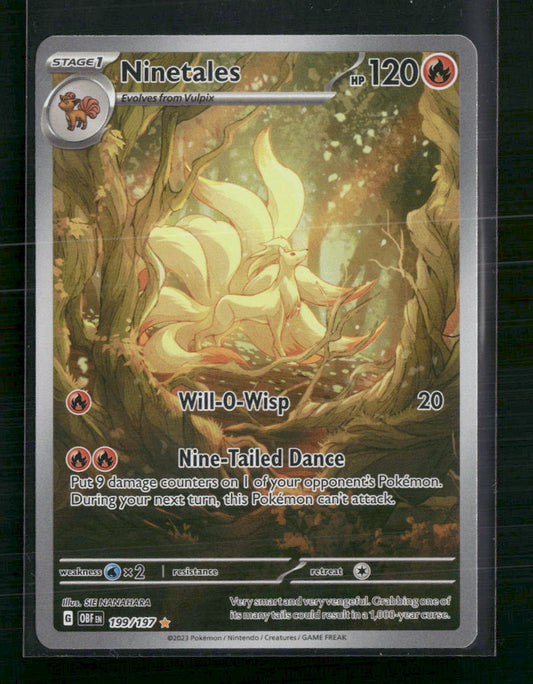 Ninetales -199/197 SV03: Obsidian Flames #199/197