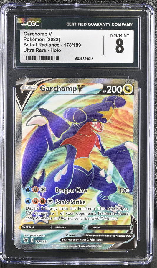 Garchomp V 2022 Astral Radiance #178/189 CGC 8