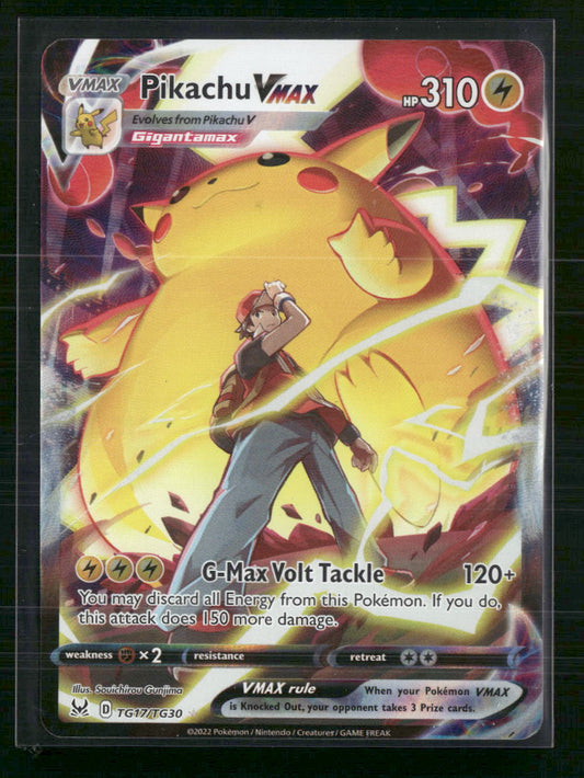 Pikachu VMAX SWSH11: Lost Origin Trainer Gallery #TG17/TG30