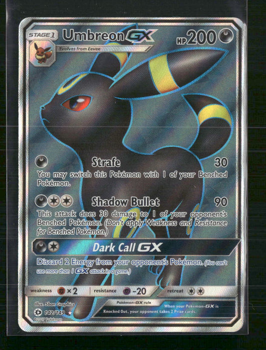 Umbreon GX (Full Art) SM Base Set #142/149