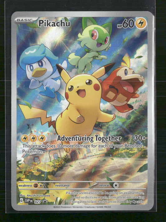 Pikachu SV: Scarlet & Violet Promo Cards #027