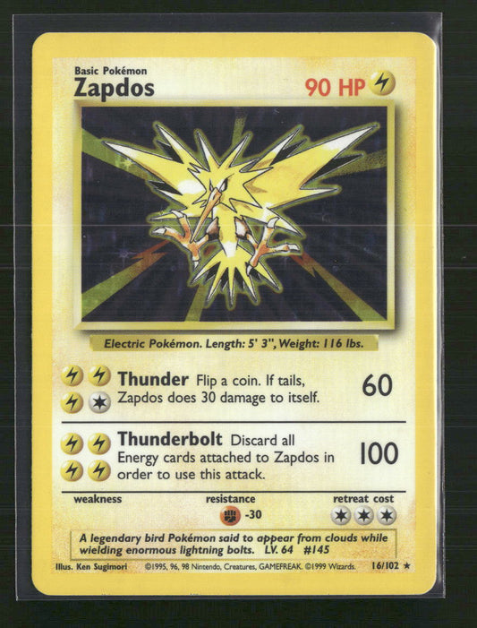 Zapdos Base Set #016/102