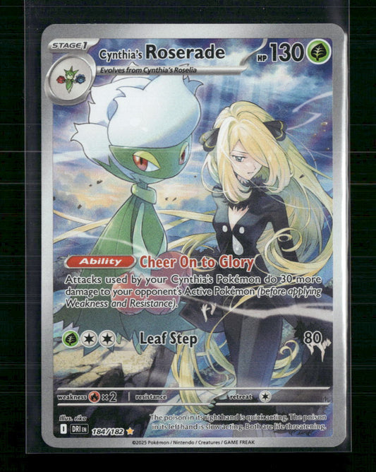 Cynthia's Roserade SV10: Destined Rivals #184/182