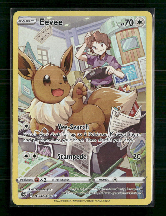Eevee SWSH09: Brilliant Stars Trainer Gallery #TG11/TG30