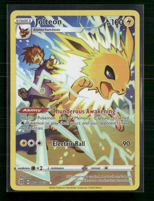 Jolteon SWSH09: Brilliant Stars Trainer Gallery #TG04/TG30