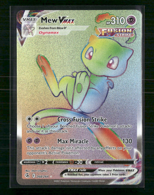 Mew VMAX (Secret) SWSH08: Fusion Strike #268/264
