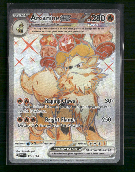 Arcanine ex SV01: Scarlet & Violet Base Set #224/198