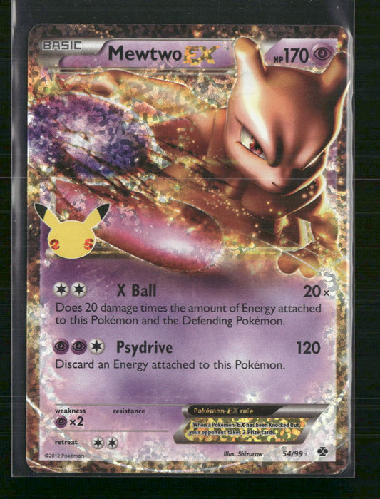 Mewtwo EX Celebrations: Classic Collection #54/99