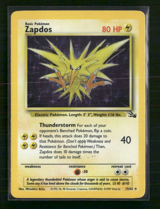 Zapdos Miscellaneous Cards & Products #015/062