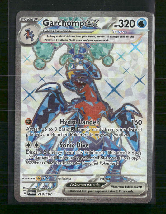 Garchomp ex SV04: Paradox Rift #219/182