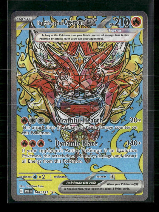 Hearthflame Mask Ogerpon ex SV: Prismatic Evolutions #148/131