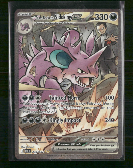 Team Rocket's Nidoking ex SV10: Destined Rivals #233/182