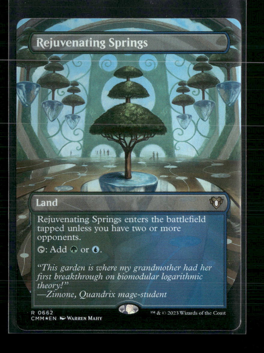 Rejuvenating Springs (Borderless) Commander Masters #662