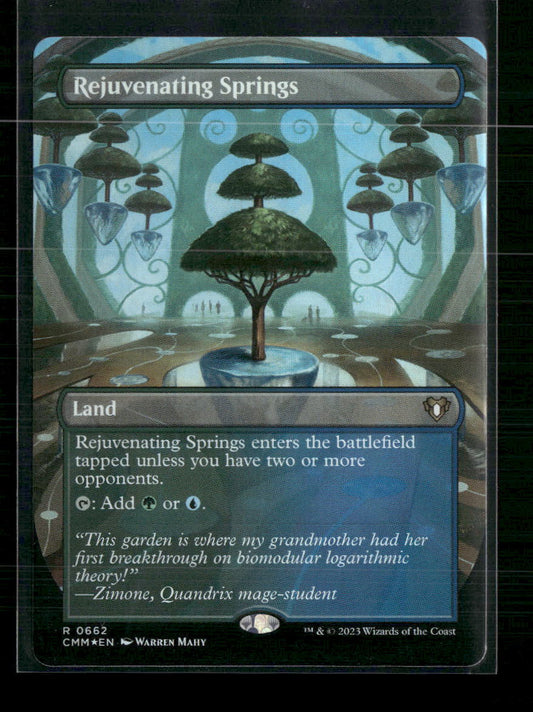 Rejuvenating Springs (Borderless) Commander Masters #662