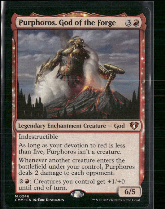 Purphoros, God of the Forge Commander Masters #246