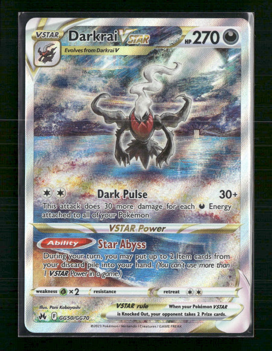 Darkrai VSTAR Crown Zenith: Galarian Gallery #GG50/GG70