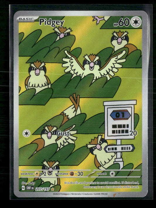 Pidgey SV03: Obsidian Flames #207/197