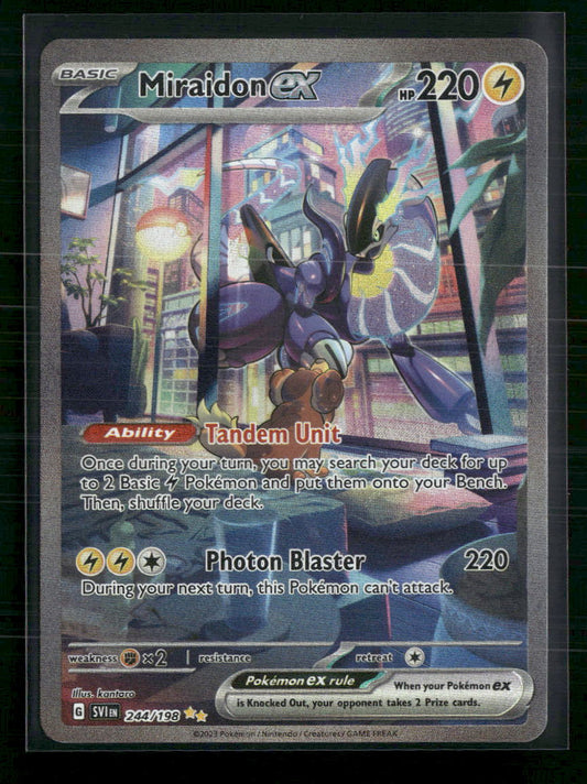 Miraidon ex SV01: Scarlet & Violet Base Set #244/198
