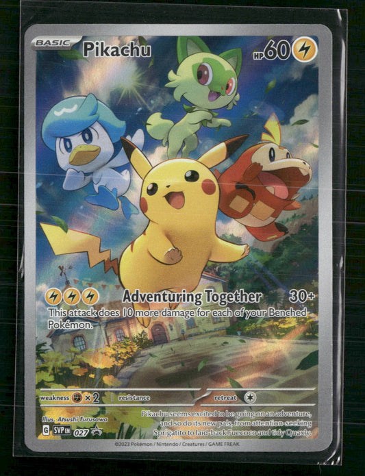 Pikachu SV: Scarlet & Violet Promo Cards #027