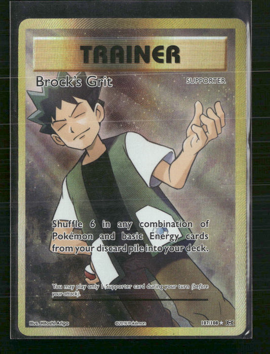 Brock's Grit (Full Art) XY - Evolutions #107/108
