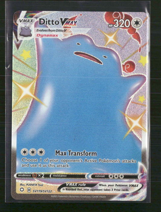 Ditto VMAX Shining Fates: Shiny Vault #SV119/SV122