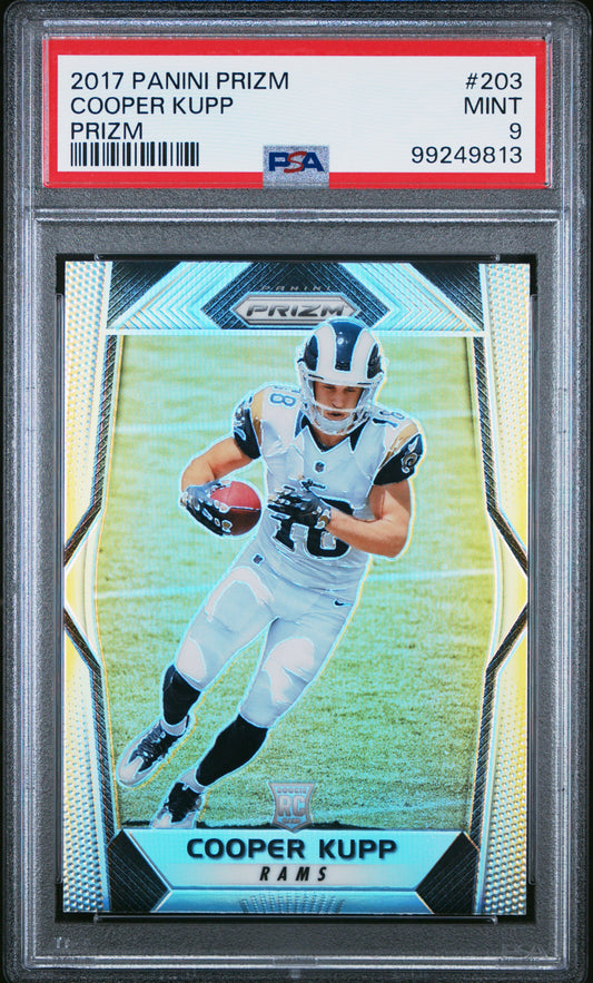 Cooper Kupp 2017 Panini Prizm #203 Prizm PSA 9