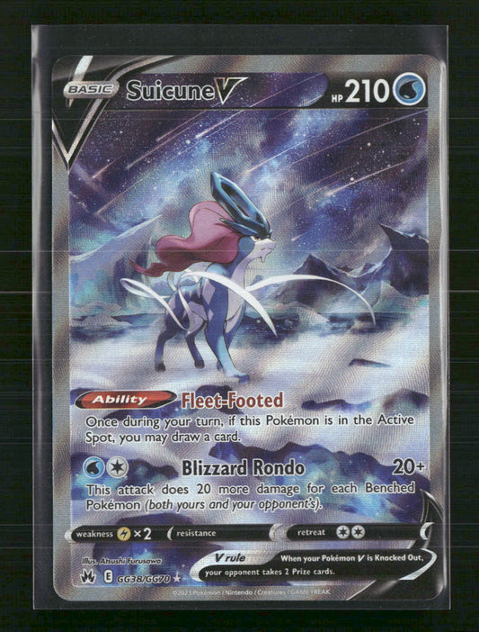 Suicune V Crown Zenith: Galarian Gallery #GG38/GG70
