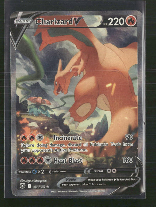 Charizard V (Alternate Full Art) SWSH09: Brilliant Stars #154/172