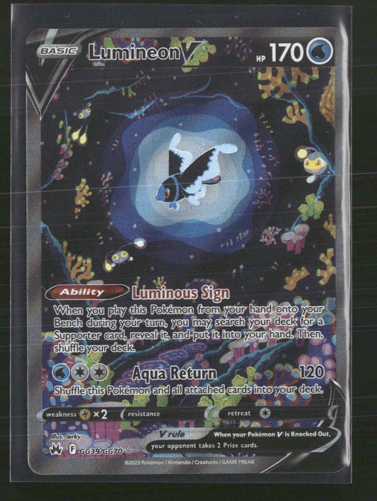 Lumineon V Crown Zenith: Galarian Gallery #GG39/GG70