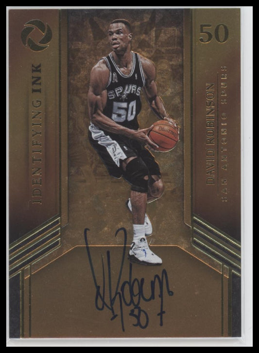 David Robinson 2017-18 Panini Opulence Signatures #/35