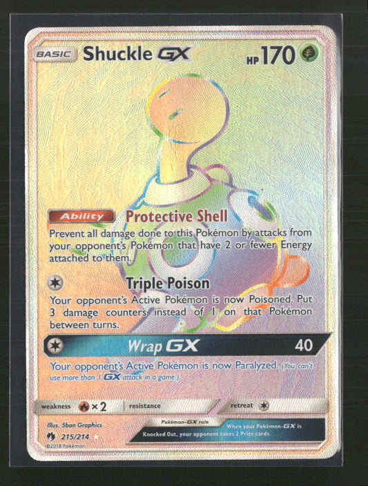 Shuckle GX (Secret) SM - Lost Thunder #215/214