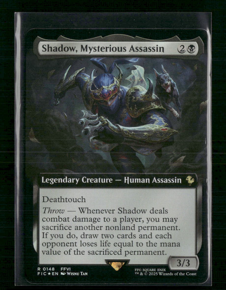Shadow, Mysterious Assassin Art Card Art Series: FINAL FANTASY #26