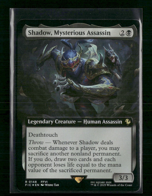 Shadow, Mysterious Assassin Art Card Art Series: FINAL FANTASY #26