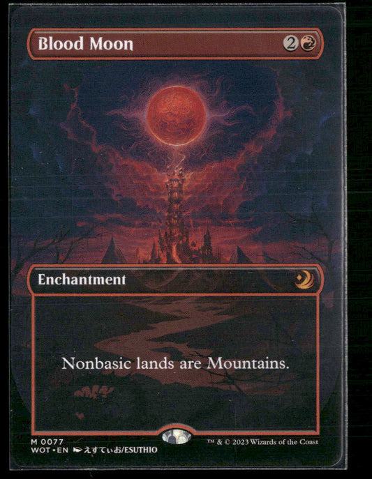 Blood Moon (Anime Borderless) Wilds of Eldraine: Enchanting Tales #77