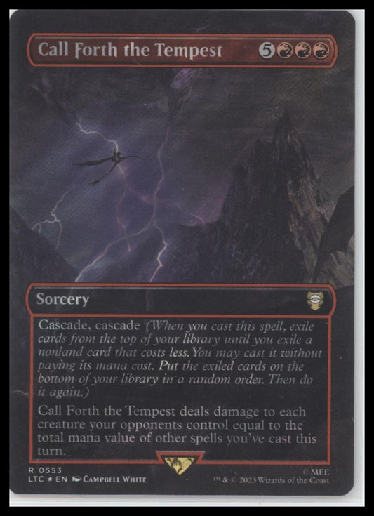 Call Forth the Tempest (Borderless) (Surge Foil)