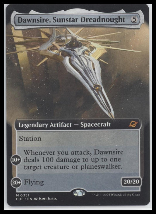 Dawnsire, Sunstar Dreadnought (Extended Art) Edge of Eternities #351